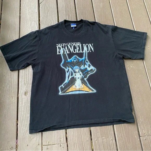 Rei Ayanami Neon Genesis Evangelion Anime Vintage Style YOUNGGUNS AOP 4XL Shirt